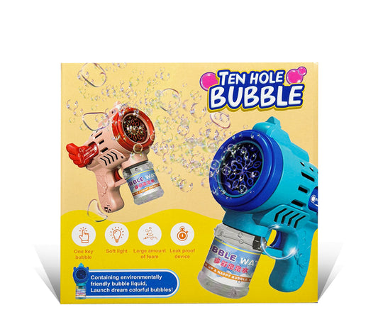 Ten-Hole Bubble Gun Toy