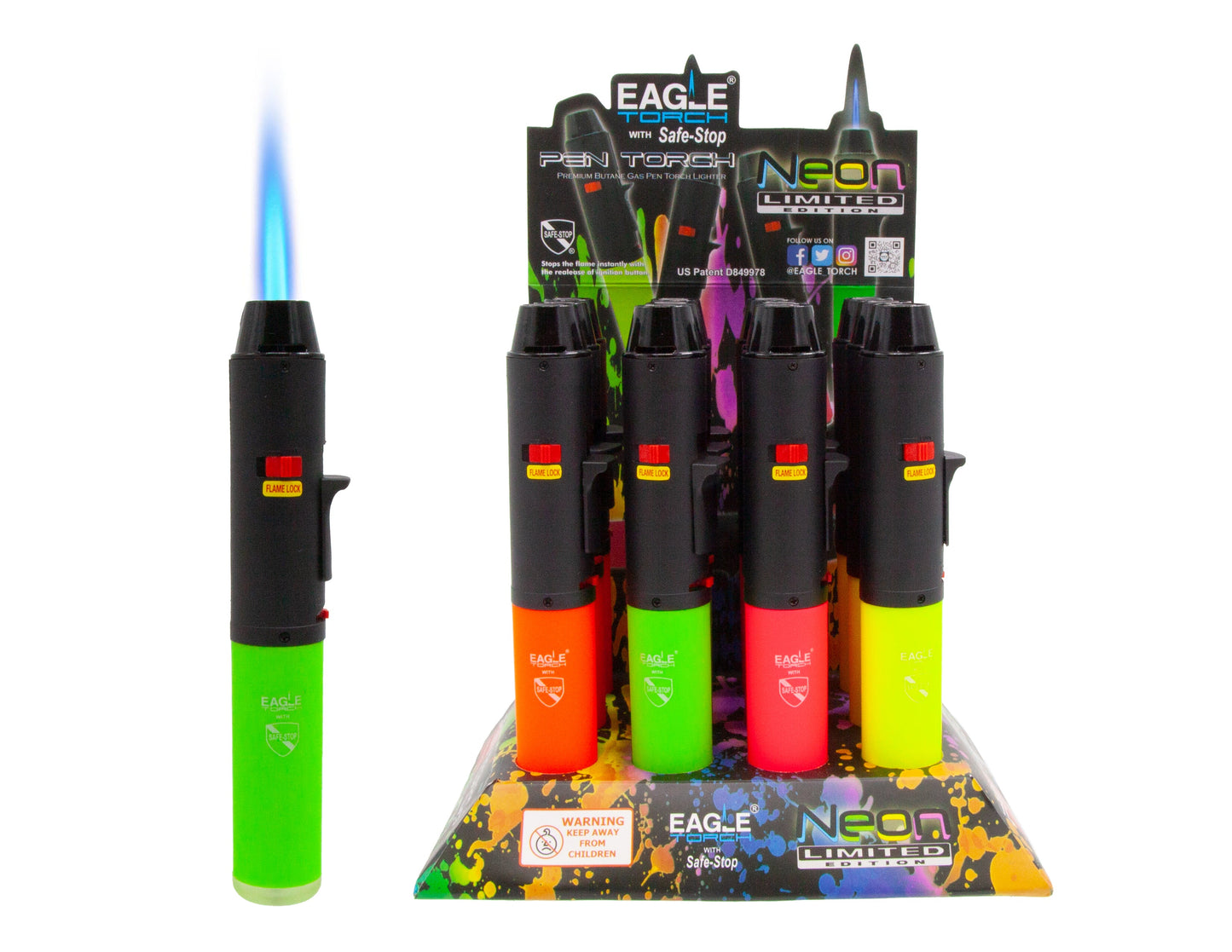 Eagle Pen Torch Neon Lighter